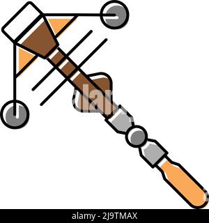 Darstellung des Symbols für die Jagd nach Armbrust Stock Vektor