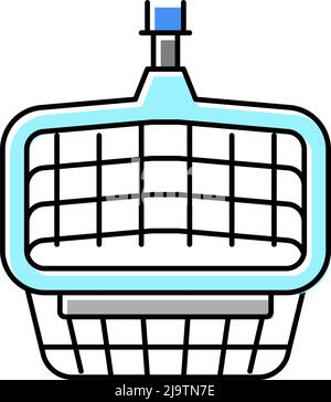 Abbildung mit Symbolen für Blattlöffel-Pool-Farben Stock Vektor