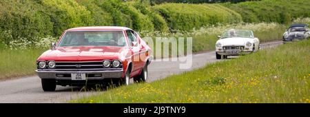 1969 Chevrolet Chevelle SS 396 Oldtimer am Drive IT Day Stockfoto