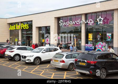 Ventura Shopping Centre, Tamworth, Staffordshire Stockfoto