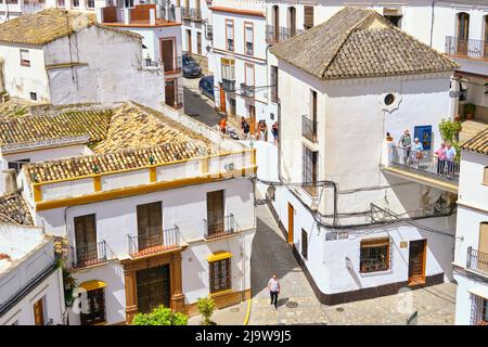 Setenil de las Bodegas, Andalusien. Spanien Stockfoto