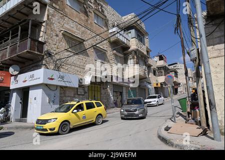 PALÄSTINA, Stadt Jenin, Straßenleben / PALÄSTINA, Stadt Jenin, Straßenleben Stockfoto