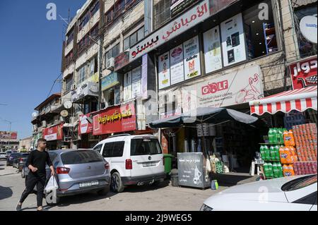 PALÄSTINA, Stadt Jenin, Straßenleben / PALÄSTINA, Stadt Jenin, Straßenleben Stockfoto