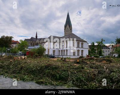 Tornado in Paderborn 20. Mai 2022 Tief Emmelinde Stockfoto