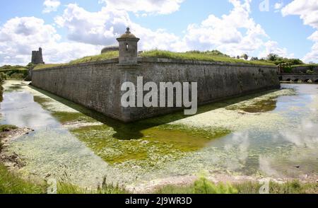 Das alte französische Fort Stockfoto