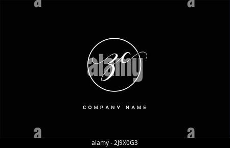 ZC, CZ abstrakte Buchstaben Logo Monogramm Stock Vektor