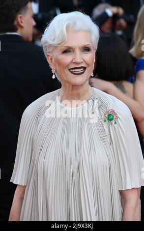 Cannes, Frankreich. Mai 2022. Cannes, Frankreich. Maye Musk besuchte die Elvis-Premiere, Teil des 75. Filmfestivals von Cannes, Palais de Festival, Cannes. Quelle: Doug Peters/EMPICS/Alamy Live News Stockfoto