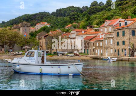 Sipan, Dubrovnik, Dalmatien, Kroatien, Europa Stockfoto