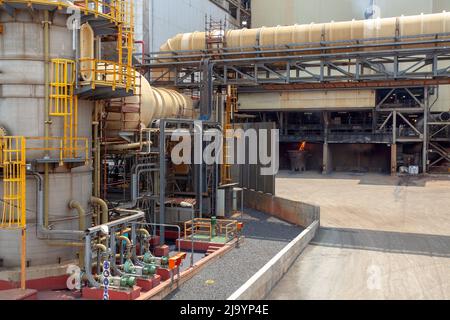 Kansanshi Bergbaubetrieb Stockfoto