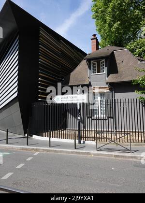 Albert-Kahn Museum and Gardens, kürzlich nach mehrjähriger Renovierung und Erweiterung wieder eröffnet. Paris, Frankreich. Stockfoto