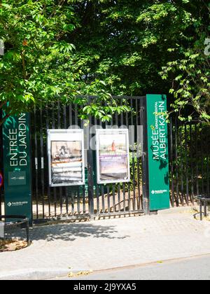 Albert-Kahn Museum and Gardens, kürzlich nach mehrjähriger Renovierung und Erweiterung wieder eröffnet. Paris, Frankreich. Stockfoto