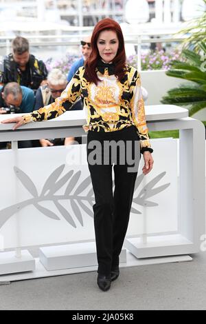 Priscilla Presley beim Elvis Fotocall während des Cannes Film Festival 75. in Cannes, Frankreich. Bilddatum: Donnerstag, 26. Mai 2022. Stockfoto