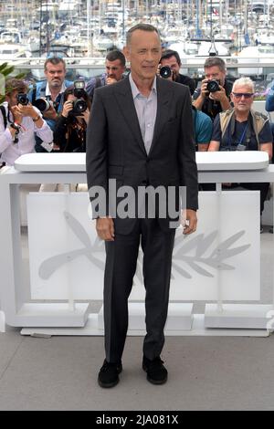 75. Cannes Filmfestival 2022, Fotocall Film „Elvis“. Im Bild: Tom Hanks Stockfoto