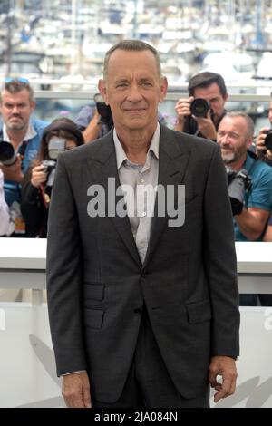 75. Cannes Filmfestival 2022, Fotocall Film „Elvis“. Im Bild: Tom Hanks Stockfoto