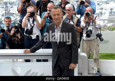 75. Cannes Filmfestival 2022, Fotocall Film „Elvis“. Im Bild: Tom Hanks Stockfoto