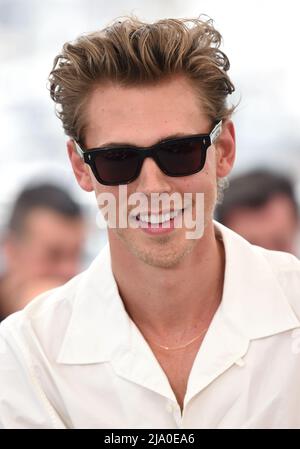 Cannes, Frankreich. 26..Mai 2022. Cannes, Frankreich. Austin Butler nimmt an der Elvis Photocall Teil, Teil des Cannes Film Festivals 75., Palais de Festival, Cannes. Quelle: Doug Peters/EMPICS/Alamy Live News Stockfoto
