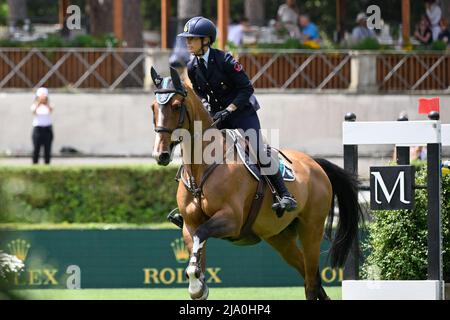 Rom, Italien. 26.. Mai 2022. Während des Rennens 2 des CSIO Rom 89. 2022 auf der Piazza di Siena in Rom am 26. Mai 2022 Credit: Independent Photo Agency/Alamy Live News Stockfoto