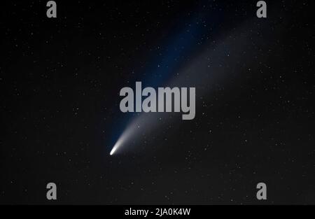 Comet Neowise C2020 F3 (NEOWISE) übernimmt Ottawa, Kanada, 14. Juli 2020 Stockfoto