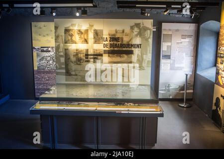 Reportage au Mont Faron (Toulon, Var, Frankreich) Memorial du débarquement Allié - Landung der alliierten Streitkräfte ab August 15,1944 Stockfoto