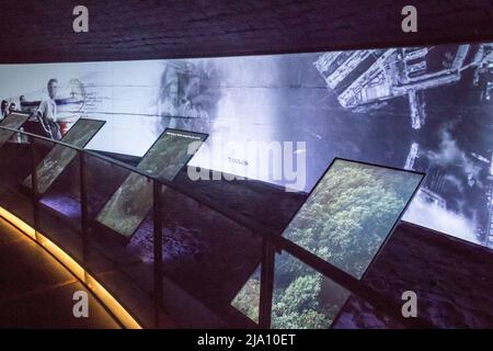 Reportage au Mont Faron (Toulon, Var, Frankreich) Memorial du débarquement Allié - Landung der alliierten Streitkräfte ab August 15,1944 Stockfoto