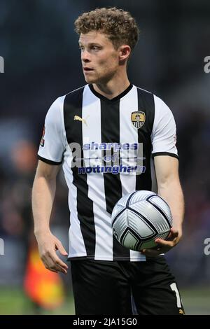 NOTTINGHAM, ENGLAND. MAI 23RD 2022. Matt Palmer aus Notts County während des Play-Off-Spiels der Vanarama National League zwischen Notts County und Grimsby To Stockfoto