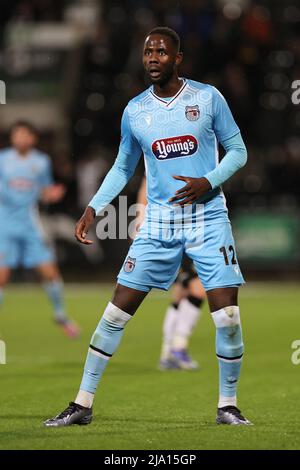 NOTTINGHAM, ENGLAND. MAI 23RD 2022. Mani Dieseruvwe aus Grimsby Town während des Play-Off-Spiels der Vanarama National League zwischen Notts County und Grimsb Stockfoto