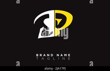 SD Alphabet Buchstaben Initialen Monogramm Logo Stock Vektor