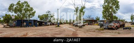 Das Sheepyard Inn in den Grawin Opal Fields von New South Wales Stockfoto