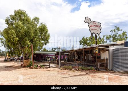 Das Sheepyard Inn in den Grawin Opal Fields von New South Wales Stockfoto