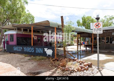 Das Sheepyard Inn in den Grawin Opal Fields von New South Wales Stockfoto