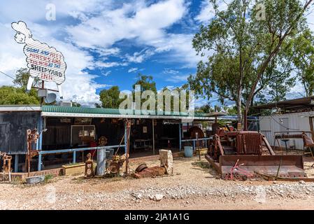 Das Sheepyard Inn in den Grawin Opal Fields von New South Wales Stockfoto