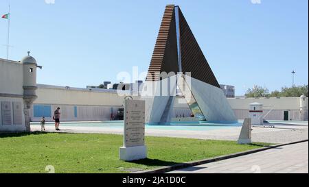 Denkmal für die Überseekämpfer, für Soldaten der portugiesischen Armee, die während des Überseekrieges von 1961 - 1974 starben, Belem, Lissabon, Portugal Stockfoto