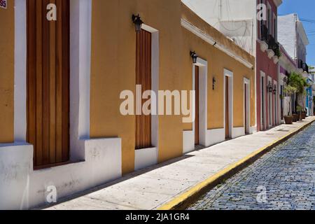 Gebäude Alt San Juan Puerto Rico H Stockfoto