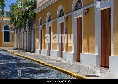 Gebäude Alt San Juan Puerto Rico H Stockfoto