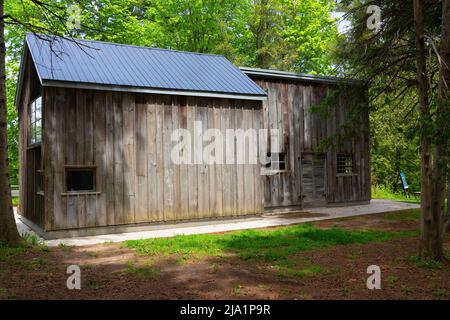 McMichael Kanadische Kunstsammlung Kleinburg Ontario Canada Art Gallery. Tom Thomson Shack. Stockfoto