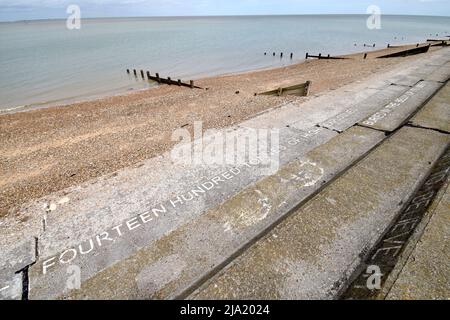 26/05/2022 Sheerness On Sea. Isle Sheppey UK Sheerness on Sea ist eine Küstenstadt an der Kent-Seite der Themse-Mündung. Die Stadt hat eine Unkomf Stockfoto