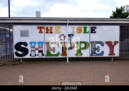 26/05/2022 Sheerness On Sea. Isle Sheppey UK Sheerness on Sea ist eine Küstenstadt an der Kent-Seite der Themse-Mündung. Stockfoto