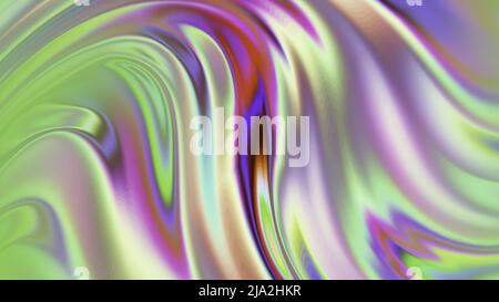 Bunte abstrakte Animation welligen Hintergrund leuchtende Farbe Stockfoto