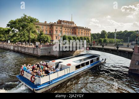 Michailowski-Schloss, St. Petersburg. Russland Stockfoto