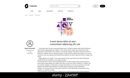 Vektorgrafik im Grafikstil. Digitale Kunst Stock Vektor