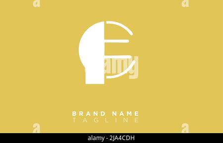 CF Alphabet Buchstaben Initialen Monogramm Logo Stock Vektor