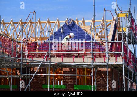 Bauherren Bau Haus vereinigtes Königreich Stockfoto