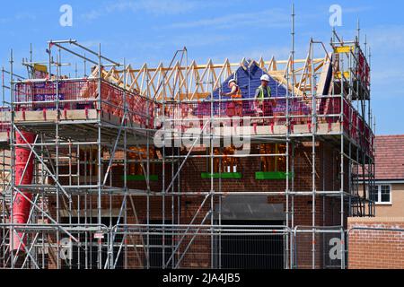 Bauherren Bau Haus vereinigtes Königreich Stockfoto