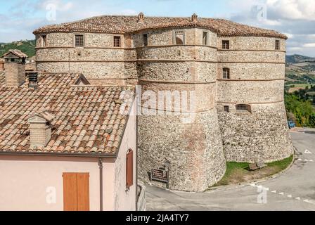 Ubaldinesca Festung von Sassocorvaro, Sassocorvaro, Marken, Italien Stockfoto