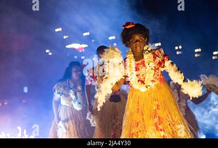 Sydney. 27.. Mai 2022. Das Foto vom 27. Mai 2022 zeigt die Eröffnungszeremonie von Vivid Sydney in Sydney, Australien. Quelle: Bai Xuefei/Xinhua/Alamy Live News Stockfoto