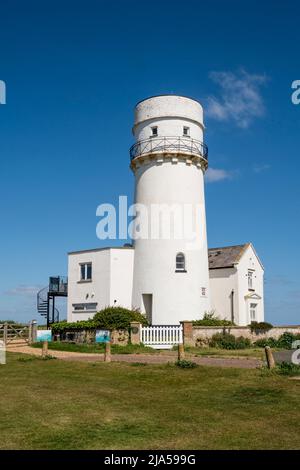 Hunganton Leuchtturm im Nordwesten von Norfolk. Stockfoto