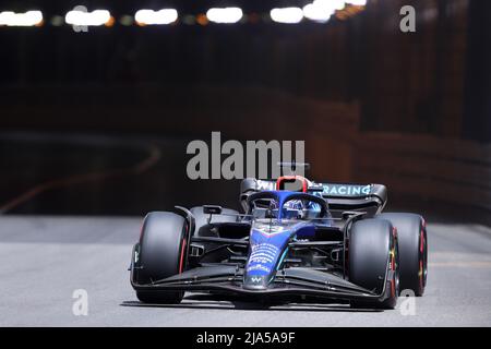 Monaco, Monaco. 27.. Mai 2022. Alexander Albon von Williams auf der Strecke während des freien Trainings zwei vor dem Grand Prix von Monaco F1. Quelle: Marco Canoniero/Alamy Live News Stockfoto