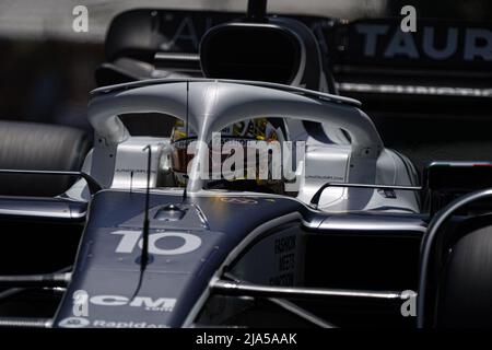 Monte Carlo, Fürstentum Monaco. 27.. Mai 2022. 10 während DER FORMEL 1 GRAND PRIX DE MONACO 2022 Freies Training, Formel 1 Meisterschaft in Monte Carlo, Fürstentum Monaco, Mai 27 2022 Quelle: Independent Photo Agency/Alamy Live News Stockfoto