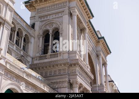 Ein Mailänder Italien, die Skyline der Stadt am Mailänder Dom leer niemand Stockfoto