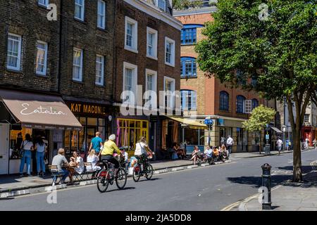 Bermondsey Street, London SE1, Großbritannien Stockfoto